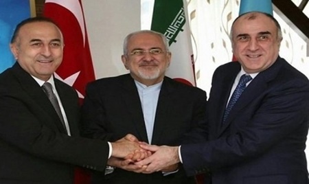نشست سه جانبه وزیران خارجه ایران، ترکیه و جمهوری آذربایجان | نشست بعدی در ایران