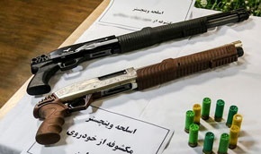 کشف و توقیف ۴۲ قبضه اسلحه در کرمانشاه