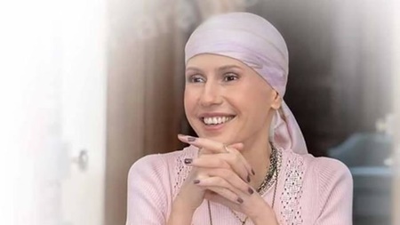 چهره تازه همسر بشار اسد پس از آغاز شیمی‌درمانی