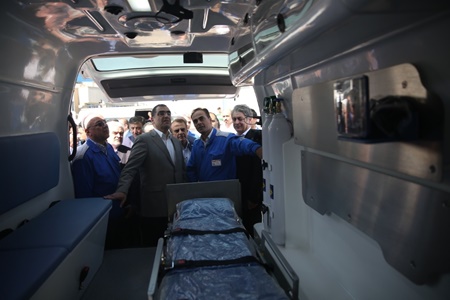 ۴۰۰ دستگاه آمبولانس مجهز و پیشرفته اورژانس رونمایی شد