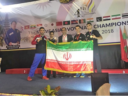 کسب ۳ مدال از مسابقات ووینام قهرمانی آسیا
