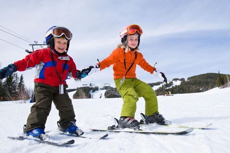 نکته بهداشتی: ایمنی در اسکی کودکان