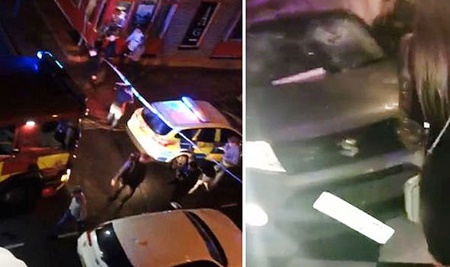  حمله یک خودرو به باشگاه شبانه در انگلیس