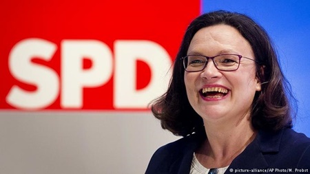 یک زن برای نخستین‌بار رهبر حزب سوسیال دموکرات آلمان شد