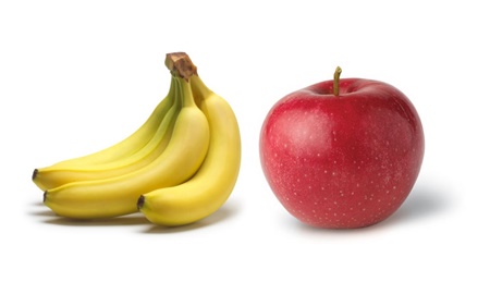 سیب مغذی‌تر است یا موز؟