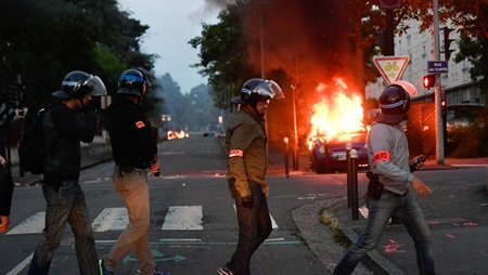 فرانسه | نانت در آتش و خشم 