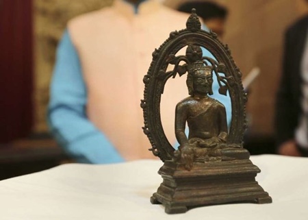 بازگشت مجسمه مسروقه بودا به هندوستان