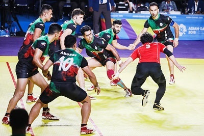 سومین پیروزی تیم کبدی ایران در آسیایی جاکارتا