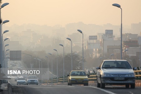 افزایش آلاینده ازون در هوای تهران