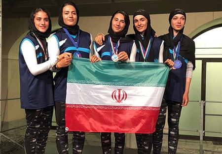 تیم رفتنیگ بانوان زیر ۱۹ سال ایران سوم جهان شد