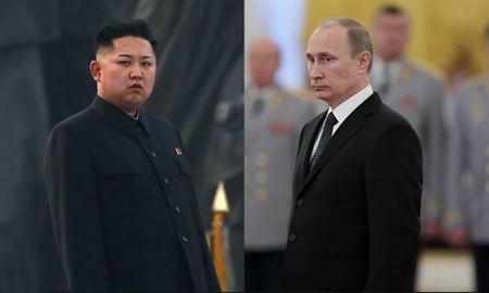 پیام پوتین به رهبر کره شمالی