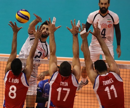 آغاز مقتدرانه والیبال ایران در قهرمانی جهان با شکست پورتوریکو