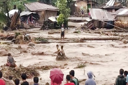 طوفان فیلیپین؛ ۱۰۰ کشته و مفقود تاکنون