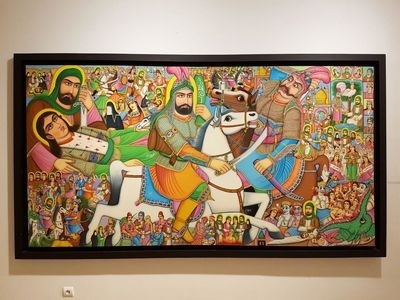 نگاهی به نمایشگاه علامت در خانه هنرمندان