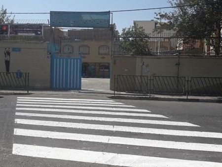 مسیرهای منتهی به مدارس جنوب تهران با خط کشی ۳ هزار متر ایمن‌سازی شد