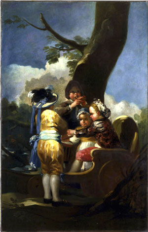  Francisco Goya "Children with a Cart"