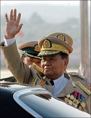 تان شوه رهبر نظامی میانمار