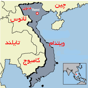 نقشه ویتنام