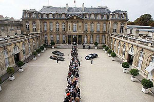 کاخ الیزه محل سکونت روءسای جمهوری فرانسه