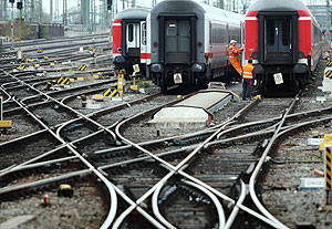 Rail traffic in Germany faced major disruptions