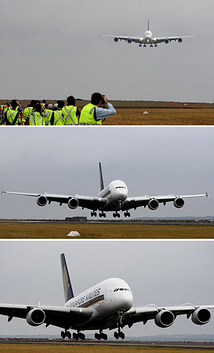 The Singapore Airlines A380 