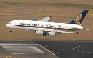 The Singapore Airlines A380 