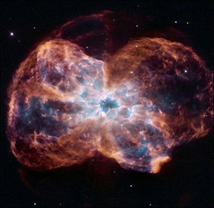 انفجار یک ستاره مشابه خورشید از دید   تلسکوپ فضایی هابل 