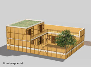 طرحی از یک خانه ضد زلزله پیش ساخته