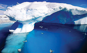 آیرین می‌گوید یخ‌های قطب خیلی با یخ‌های اینجا فرق دارند. کوه‌های یخی عظیم با شکل‌های عجیب و رنگ‌های عجیب‌تر واقعا دیدنی‌اند. آنجا یخ‌ها فقط سفید نیستند؛ بسته به مقدار هوایی که داخل یخ به دام افتاده، طیف‌های مختلف آبی را نشان می‌دهند.
