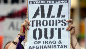 marking the fifth anniversary of the war in Iraq 