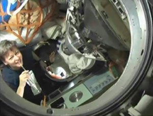 پگی ویتسون در ایستگاه فضایی- رویترز