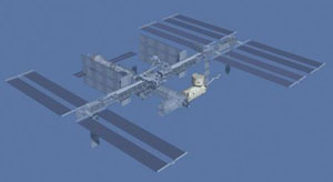 ایستگاه فضایی بین المللی پس از نصب کیبو اینگونه است.