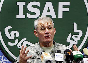 American commander of NATO- International Security Assistant Force (ISAF) in Afghanistan Gen. Dan McNeill 