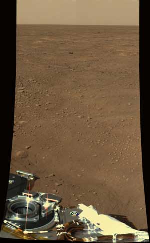 نمایی از سطح مریخ از فینیکس -afp