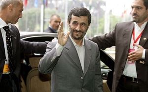 President Mahmoud Ahmadinejad in Italy.