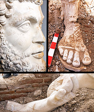 مجسمه‌ی غول‌آسای حاکم رم در ترکیه
