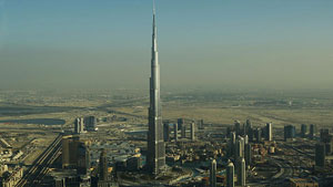 به گفته مهندسان، برج دوبی که بصورت حرف ایگرک ساخته شده از استحکام بسیار بالائی برخوردار است.