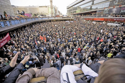 اعتراضات مردمی - سوئد