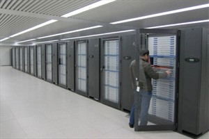 Der Tianhe-1A Supercomputer im National Supercomputer Center, Tianjin
