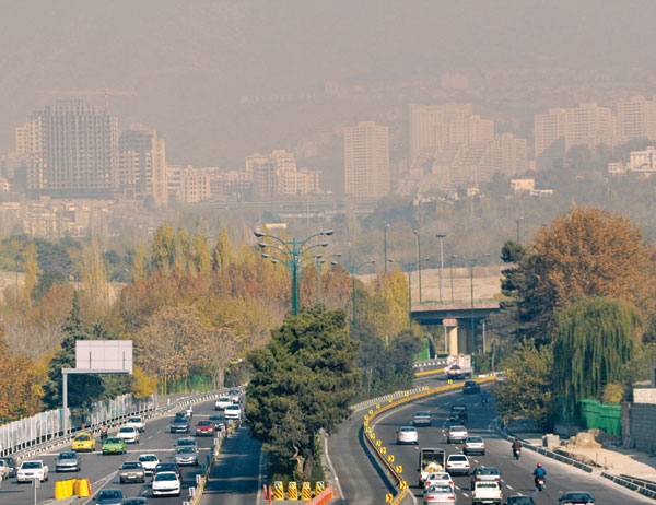 آلودگی هوا خودرو ها