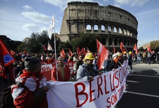  اعتراضات گسترده ایتالیایی ها