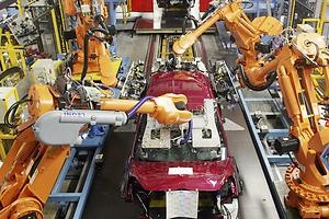 Roboter in der Autoproduktion