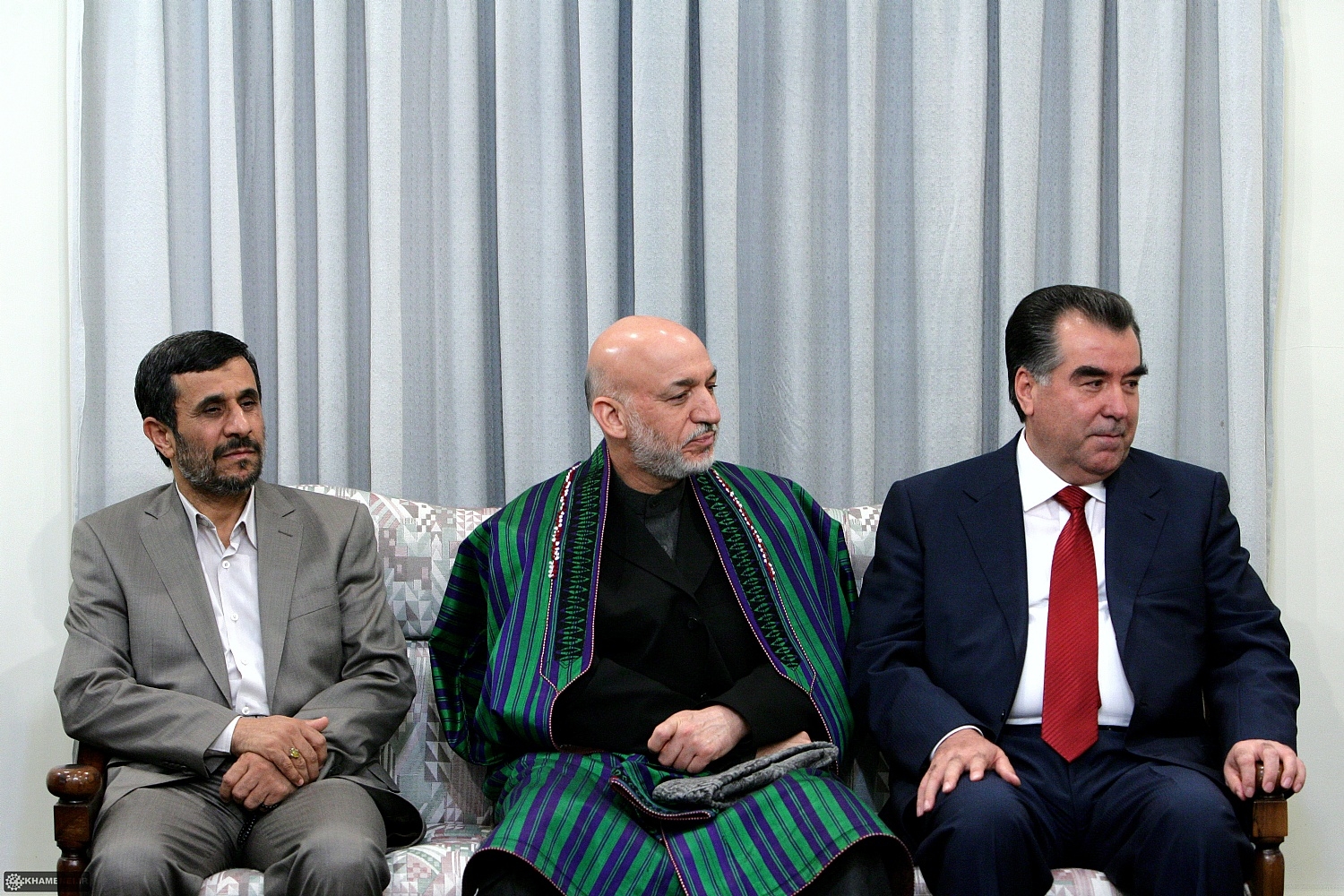 دیدار رؤسای جمهور تاجیکستان و افغانستان با رهبر معظم انقلاب