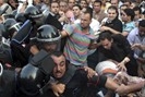 Zusammenstöße bei Kundgebung gegen Präsident Mubarak