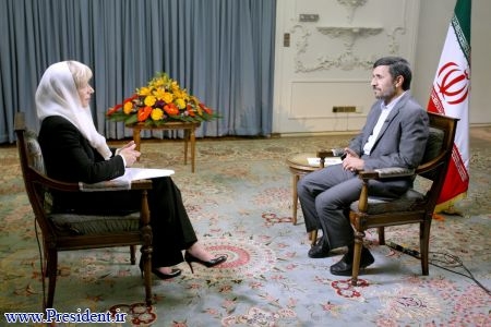 مصاحبه احمدی نژاد با شبکه ان بی سی آمریکا