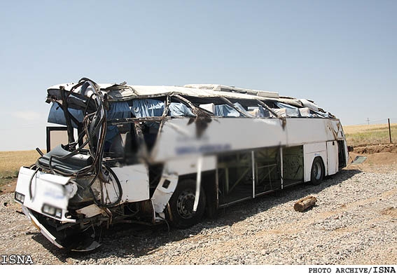 حادثه مرگبار برای اتوبوس زائیران ایرانی در عراق