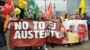 European cities hit by anti-austerity protests