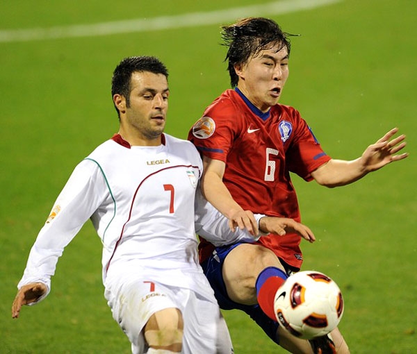 گزارش تصویری از بازی ایران و کره‌جنوبی