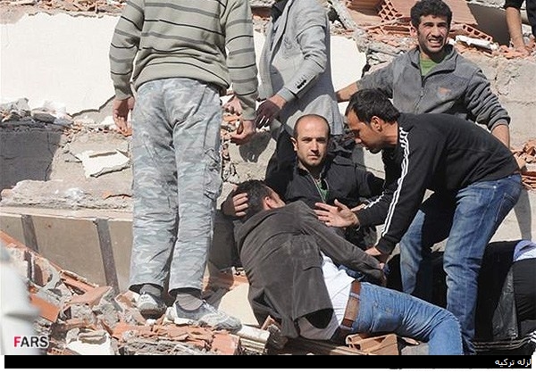 تصاویر زلزله شدید ترکیه
