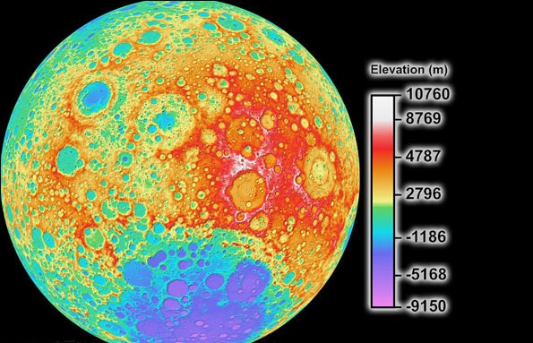 تصاویر کاملترین نقشه ماه
